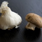 mushroom and garlic